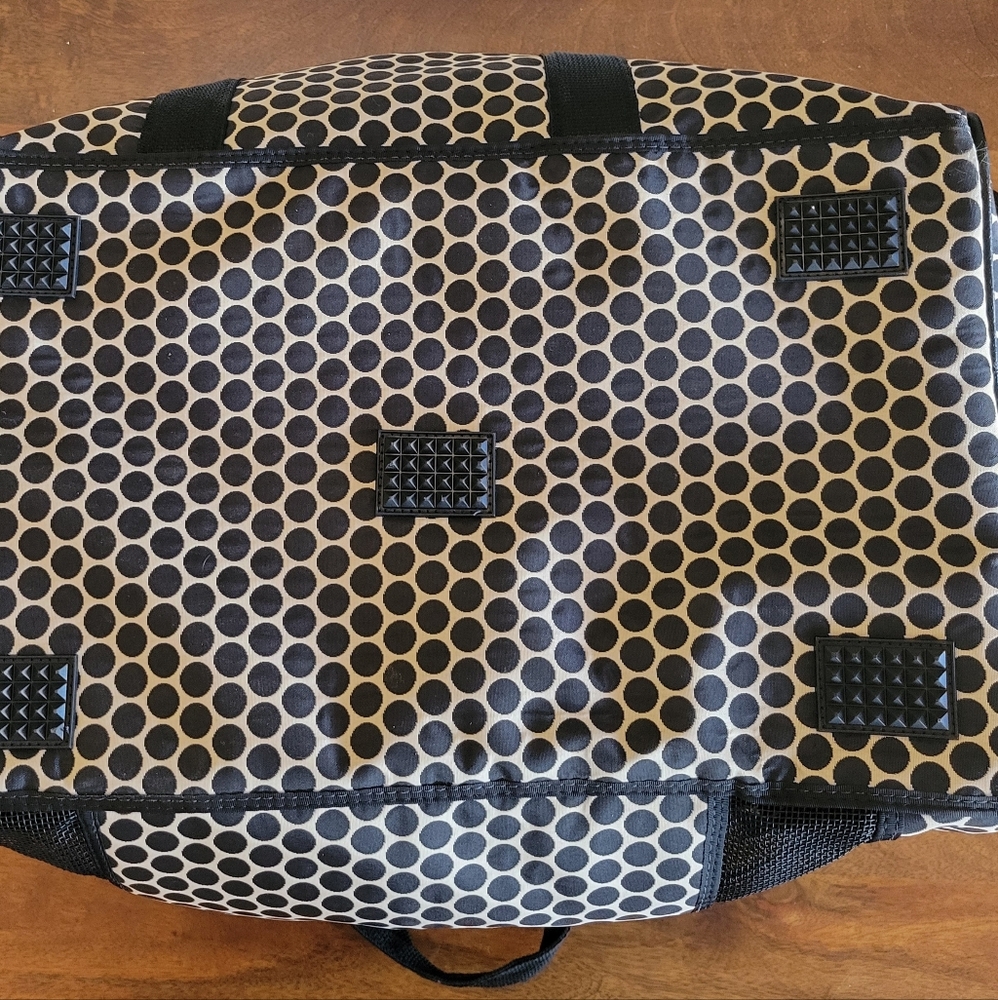 Deluxe Puppy, Small Dog (or cat) canvas carrier, black and cream - Picture 14 of 14